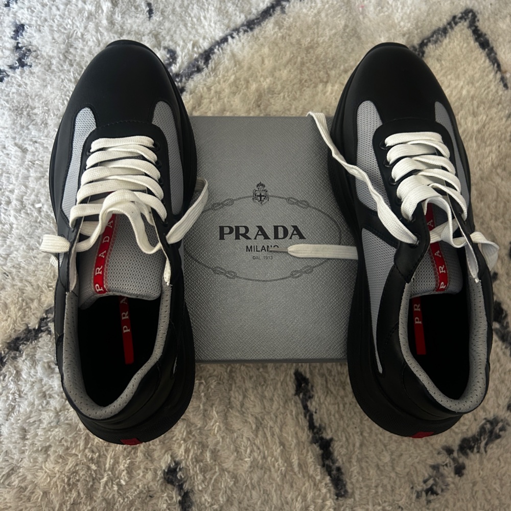 Prada America's Cup Soft rubber color black white and red - Picture 1 of 6